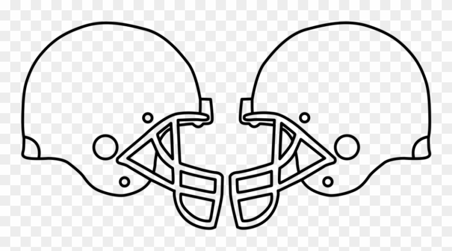 Astonishing Nfl Football Helmetring Pages With Pro - Line Art Clipart