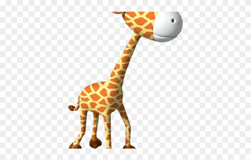 Giraffe Clipart Simple - Clipart Transparent Giraffe - Png Download