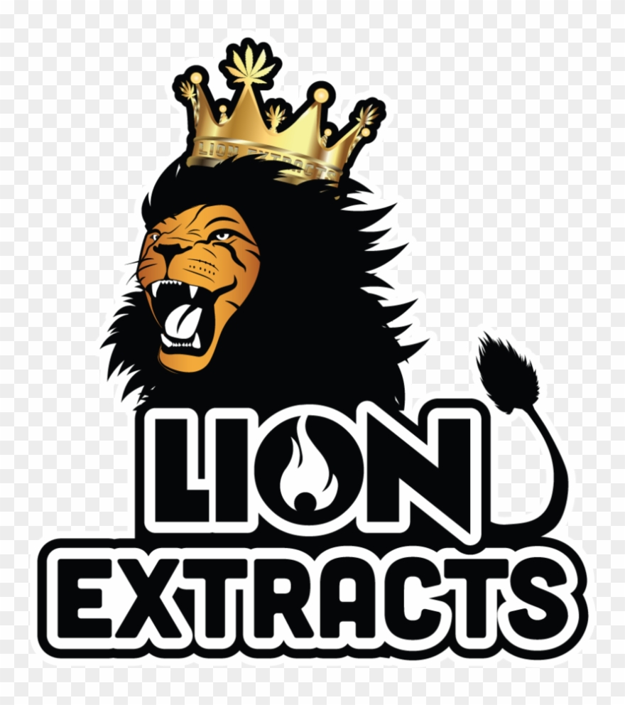 Lion Extracts Logo Clipart