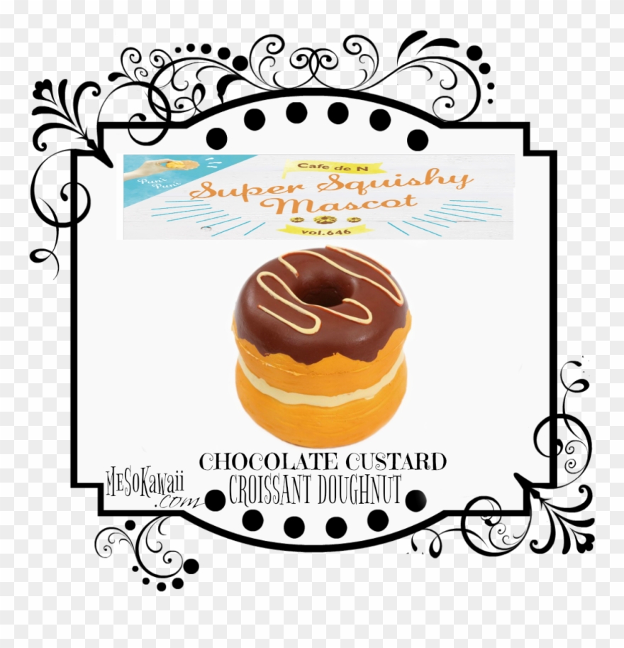 Cafe De N Croissant Doughnut Squishy - Squishy Bun Clipart