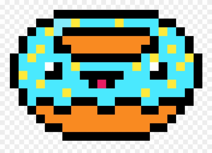 Donuts - Koro Sensei Pixel Art Clipart