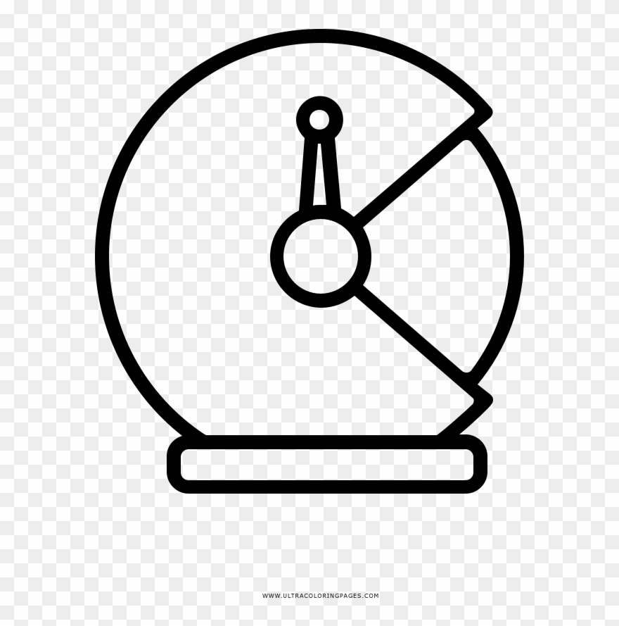 Space Helmet Coloring Page - Circle Clipart