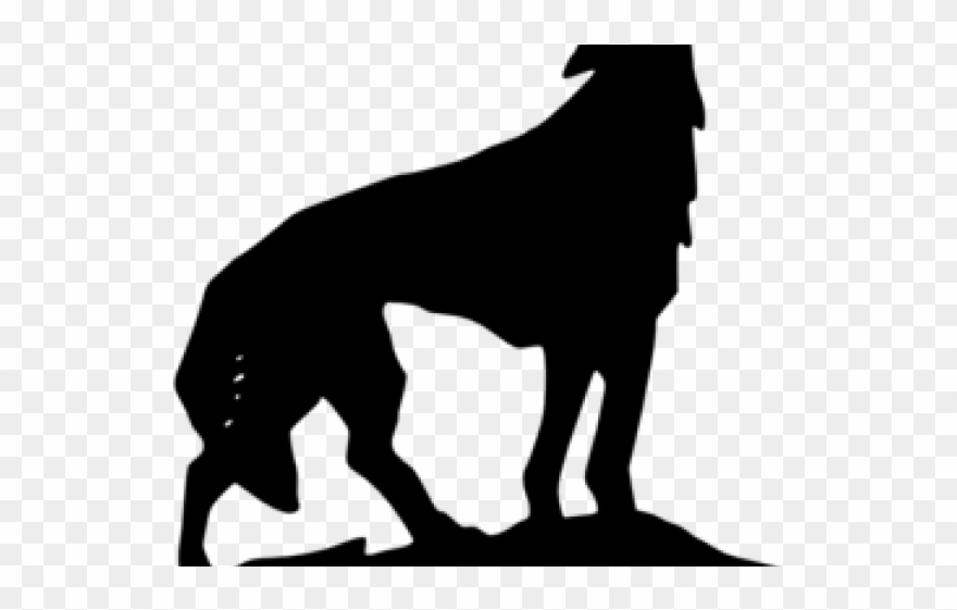 Howling Wolf Clipart Png - Wolf Clip Art Transparent Png
