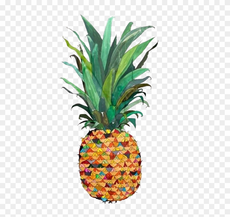 700 X 847 4 - Pineapple Paint Chip Art Clipart