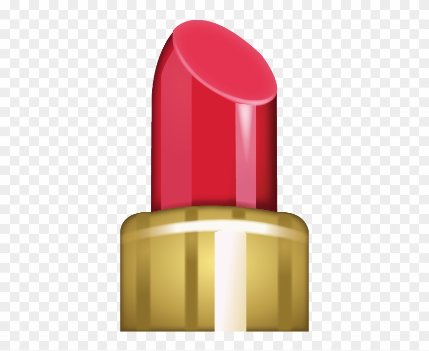 Emoji Clipart Makeup - Lipstick Emoji Png Transparent Png