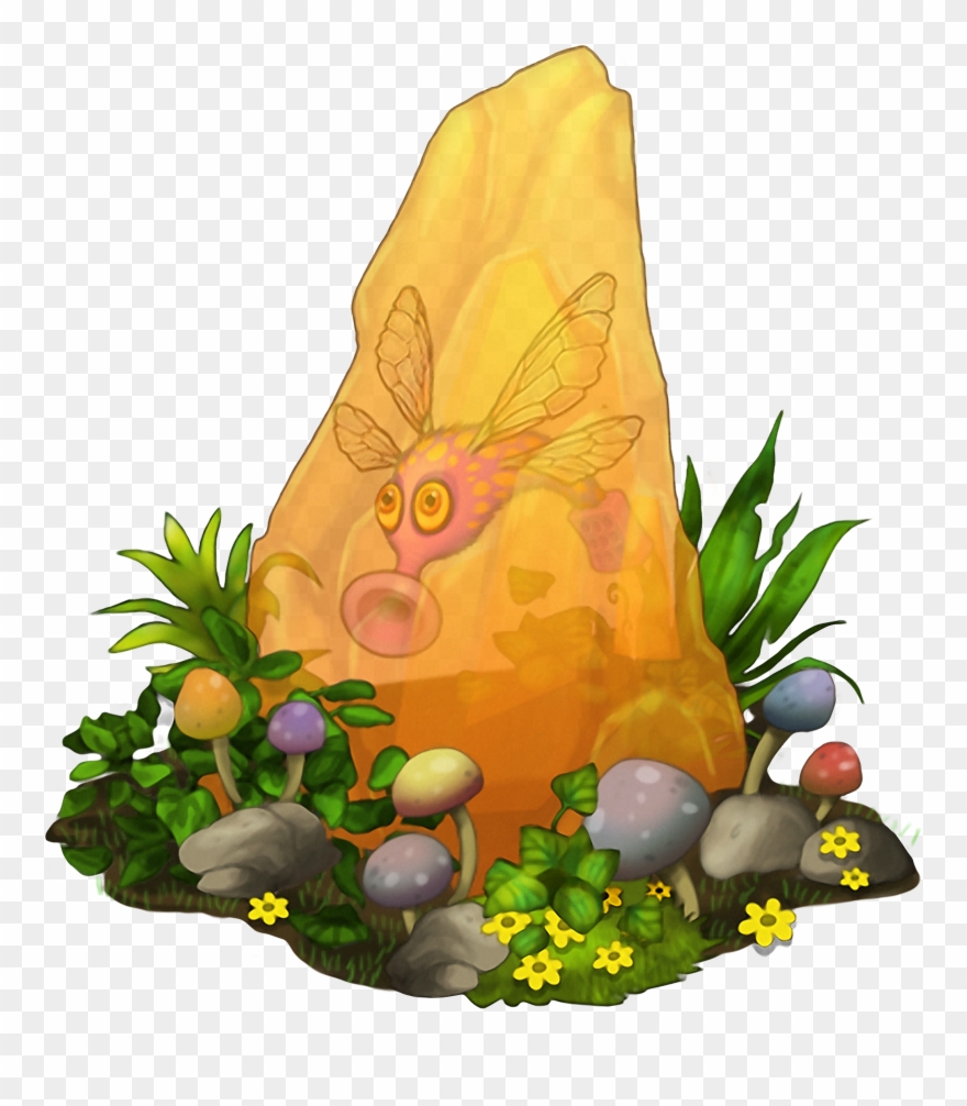 Ambered Thing - Illustration Clipart