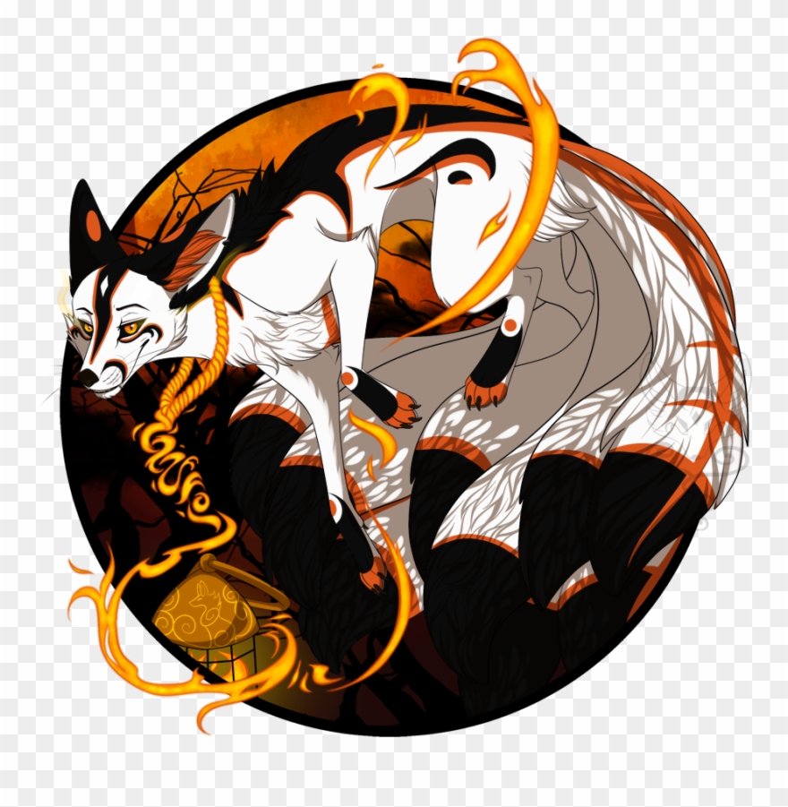 Fall Fox - - - Illustration Clipart