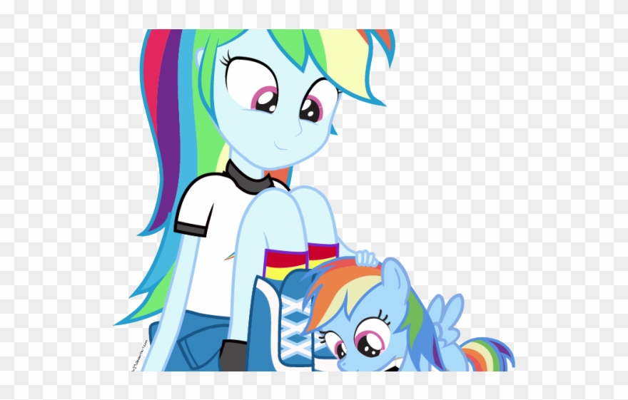 Original - Rainbow Dash Da Equestria Girls Clipart