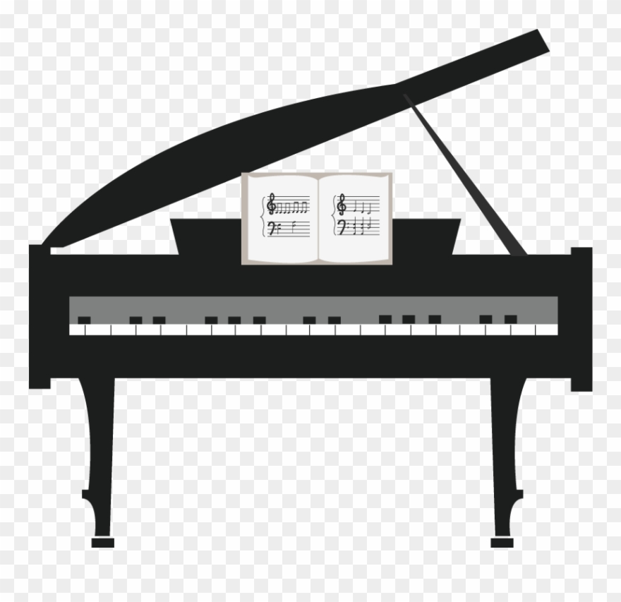 Image Freeuse Stock Beginning Camp Hoffman Academy - Piano Illustration Clipart