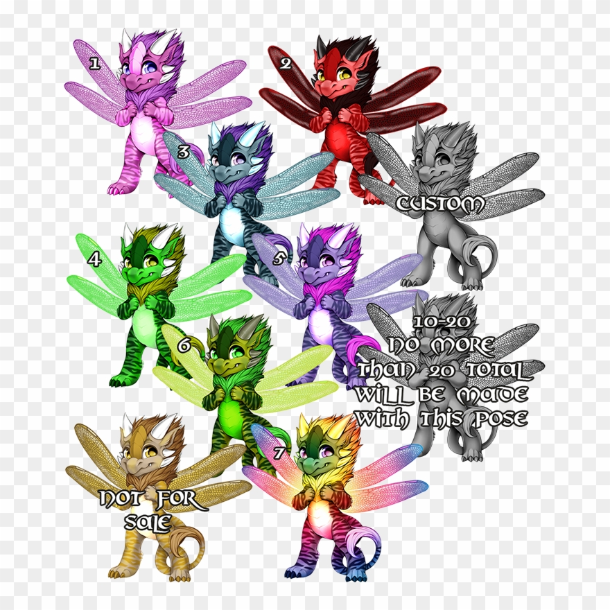 The Dragon Fly That Is Not For Sale Is The One I Kept - Cartoon Clipart