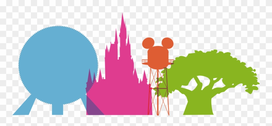See, That's What The App Is Perfect For - Walt Disney World Minimalist Art Clipart