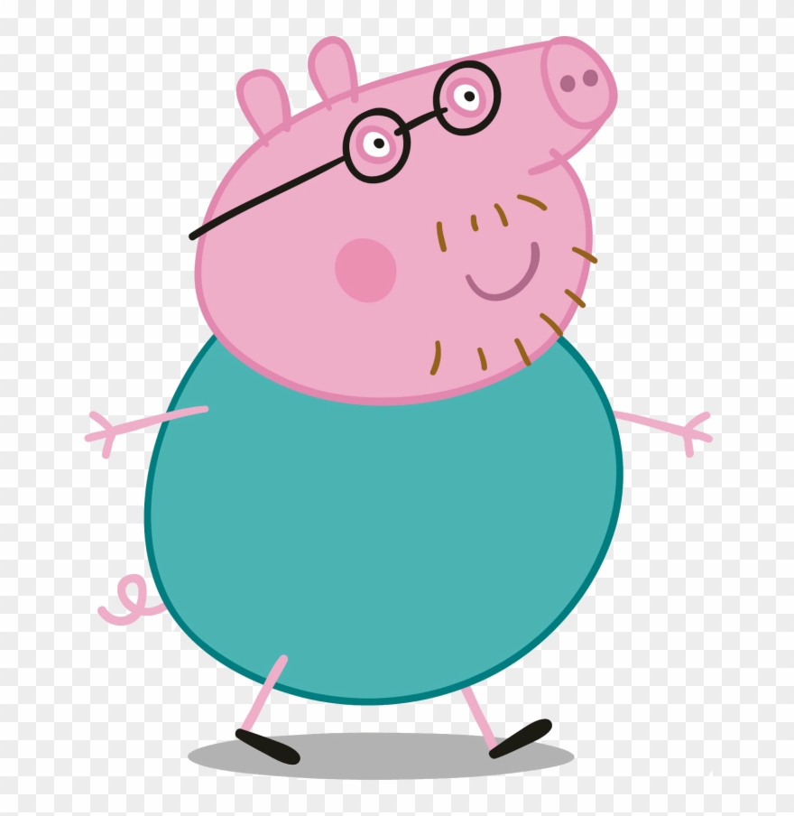 Daddy Pig Png - Pai Da Peppa Pig Clipart