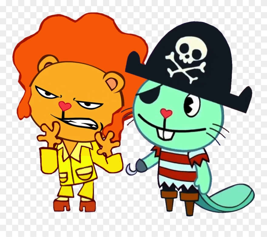 Russell/disco Bear - Happy Tree Friends Disco Bear Angry Clipart