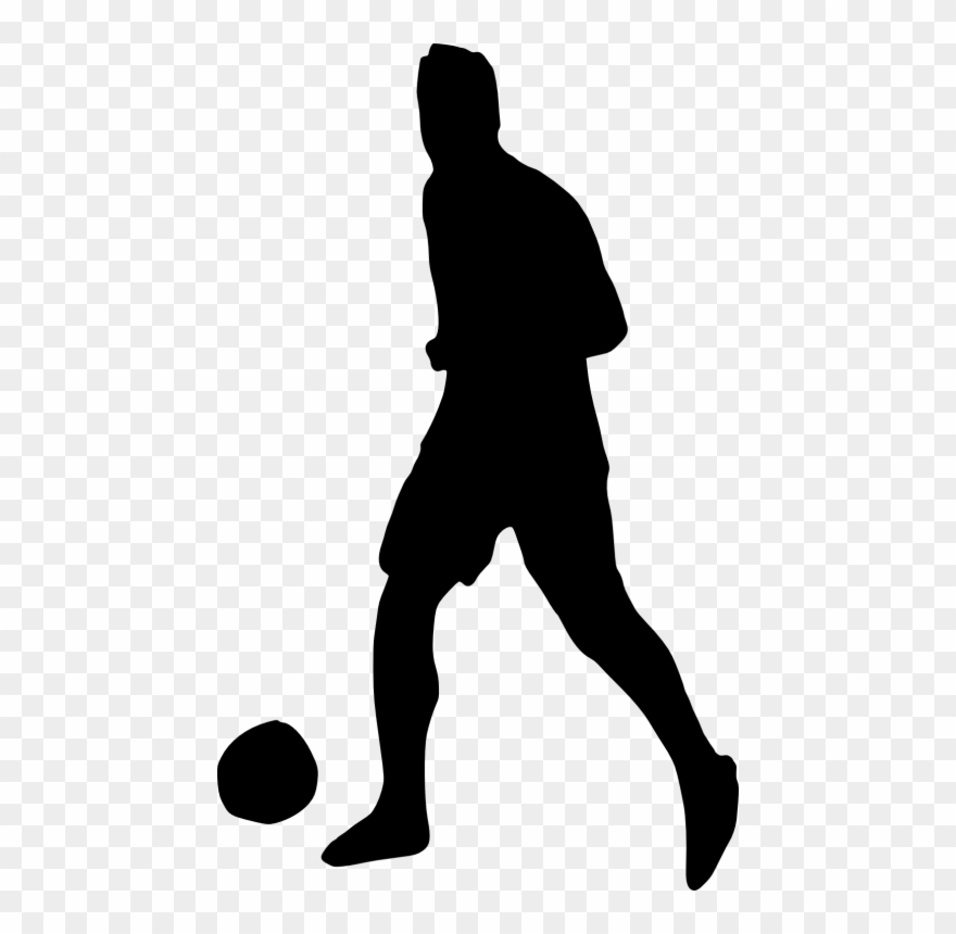 Free Png Football Player Silhouette Png - Transparent Soccer Player Silhouette Clipart