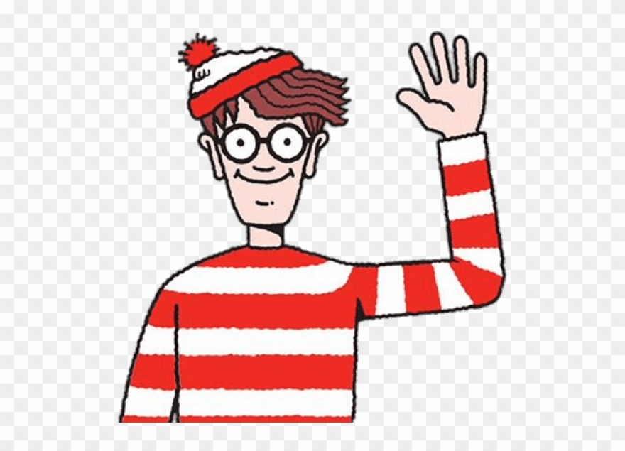 Free Png Download Wally Waving Goodbye Clipart Png - Wheres Waldo Clip Art Transparent Png