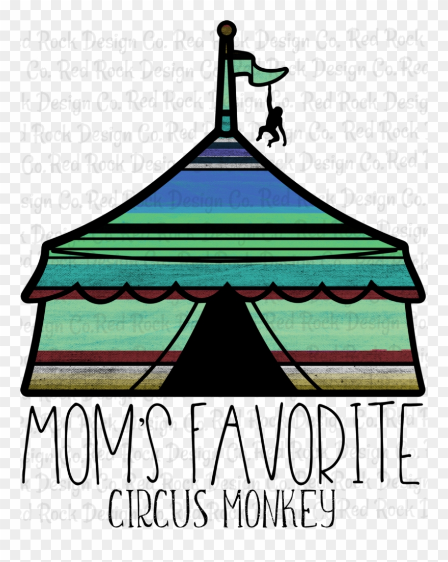 Mom's Favorite Circus Monkey Clipart