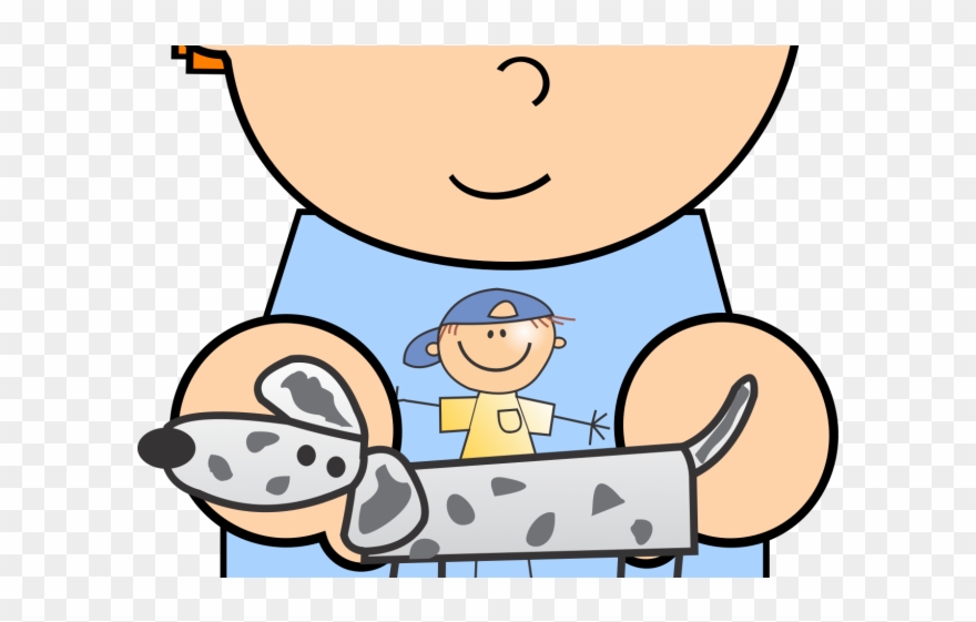 Dog Clipart Baby - Kids - Png Download