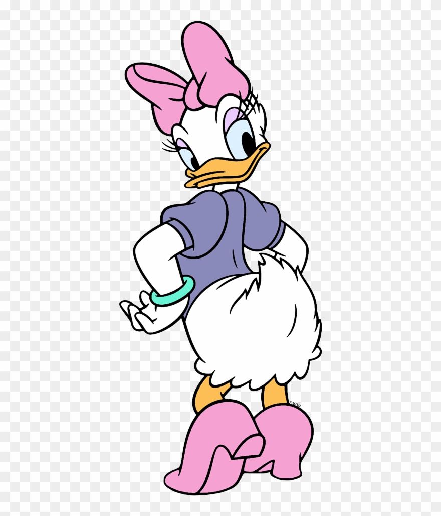 Daisy Duck Clip Art - Cartoon - Png Download