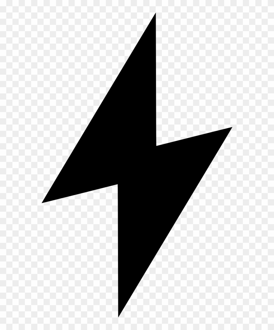 Png Icon Free Download - Thunderbolt Svg Clipart