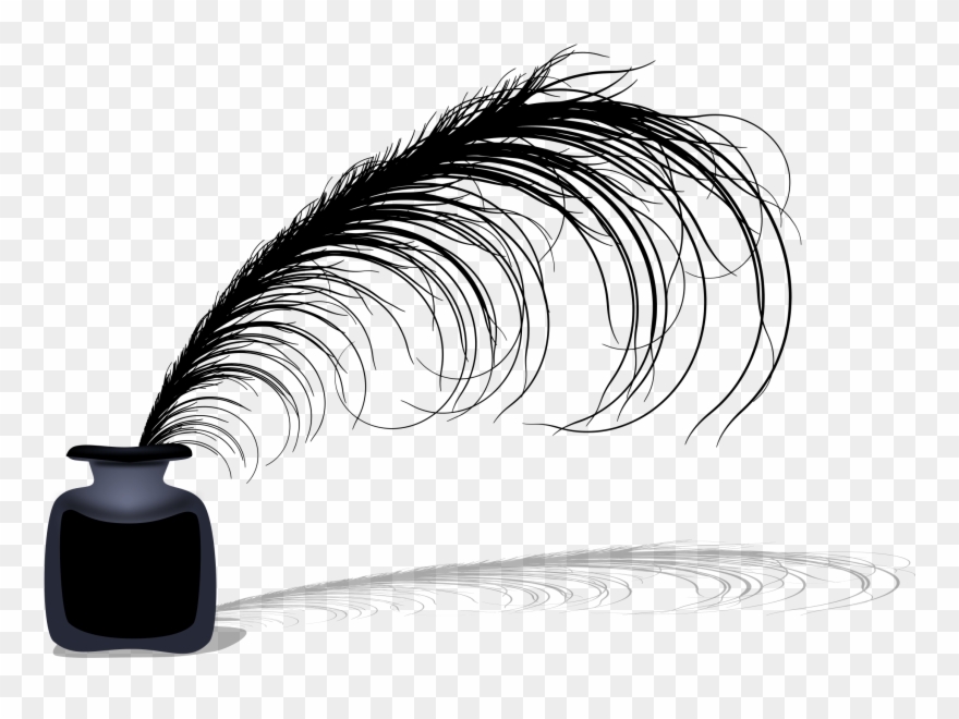 Clipart - Quill Clip Art - Png Download