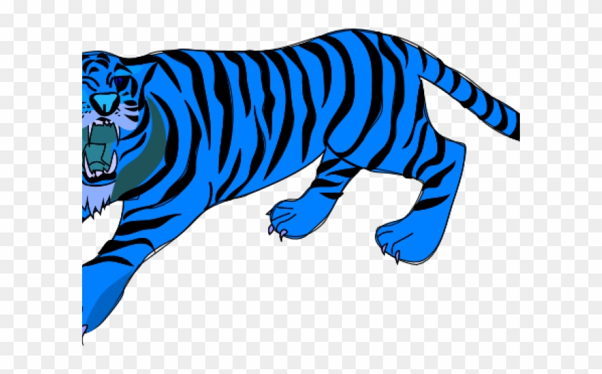 Tiger Clipart Aggressive - Clip Art Tiger - Png Download