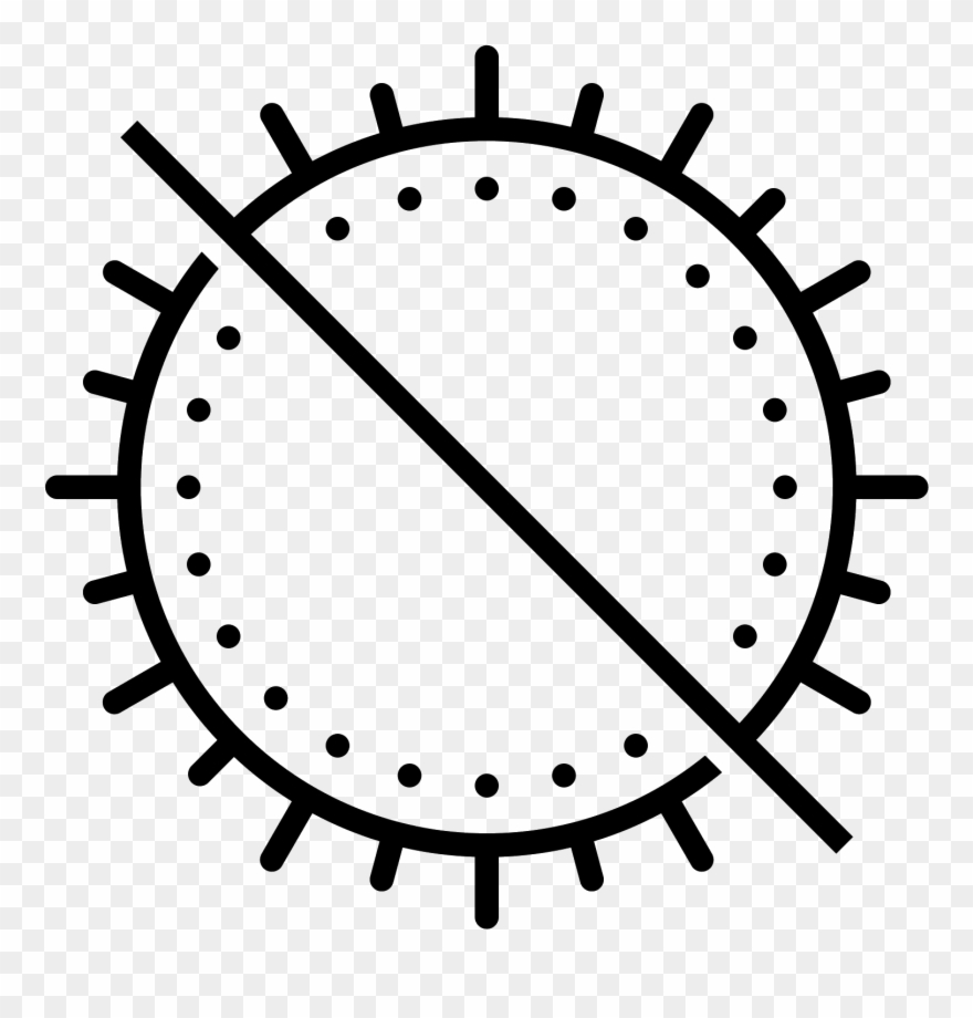 There Is A Circle With Ten Small Lines Radiating From - Symbol For Human Soul Clipart