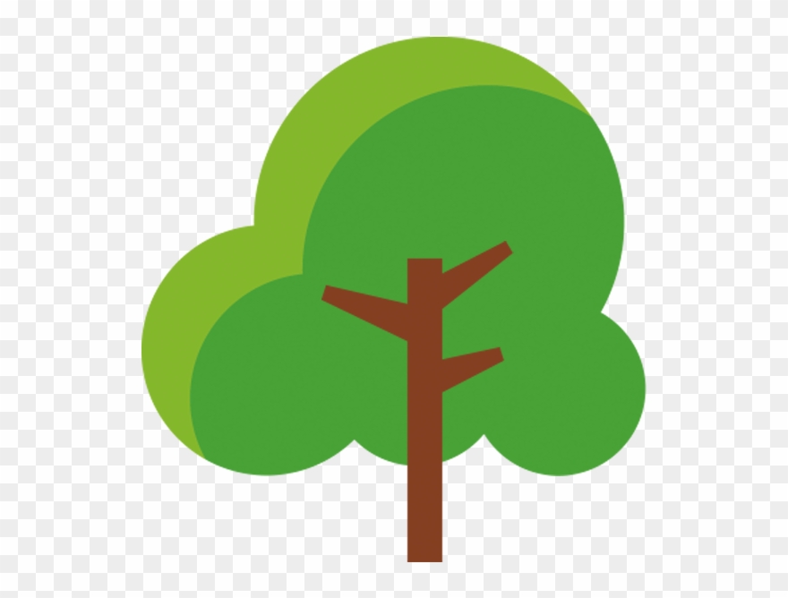 Cartoon Lush Trees - ต้นไม้ การ์ตูน Clipart