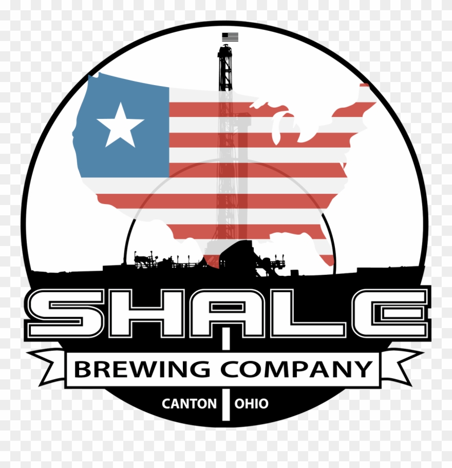 Shale Brewing Co - American Flag Clipart