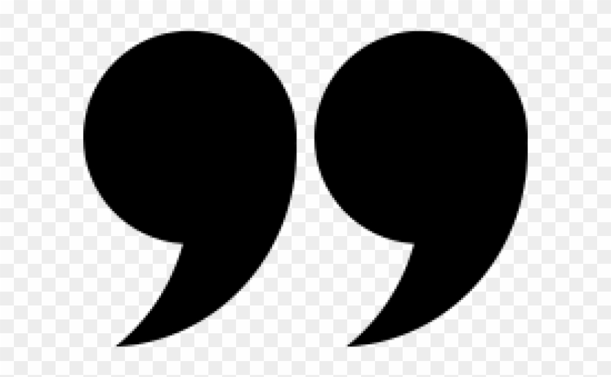 Quote Clipart Inverted Commas - Double Quotes Png Transparent Png