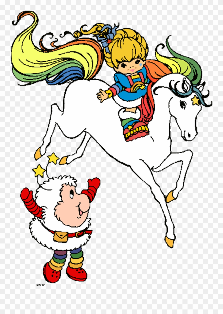 Rainbow Sticker - Rainbow Brite Twink Starlite Clipart
