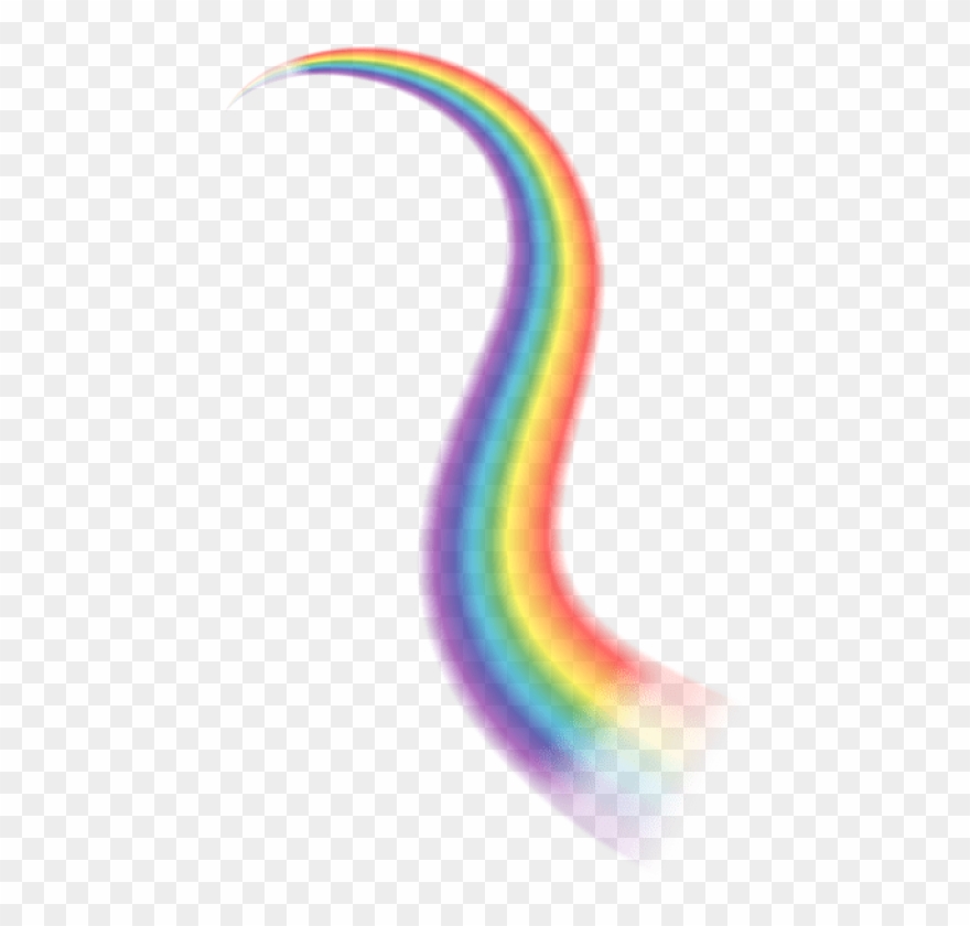 Rainbow Line Transparent - Transparent Rainbow Line Clipart