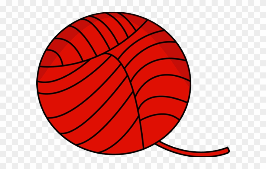 Kittens Clipart Yarn Clip Art - Ball Of Yarn Clipart - Png Download