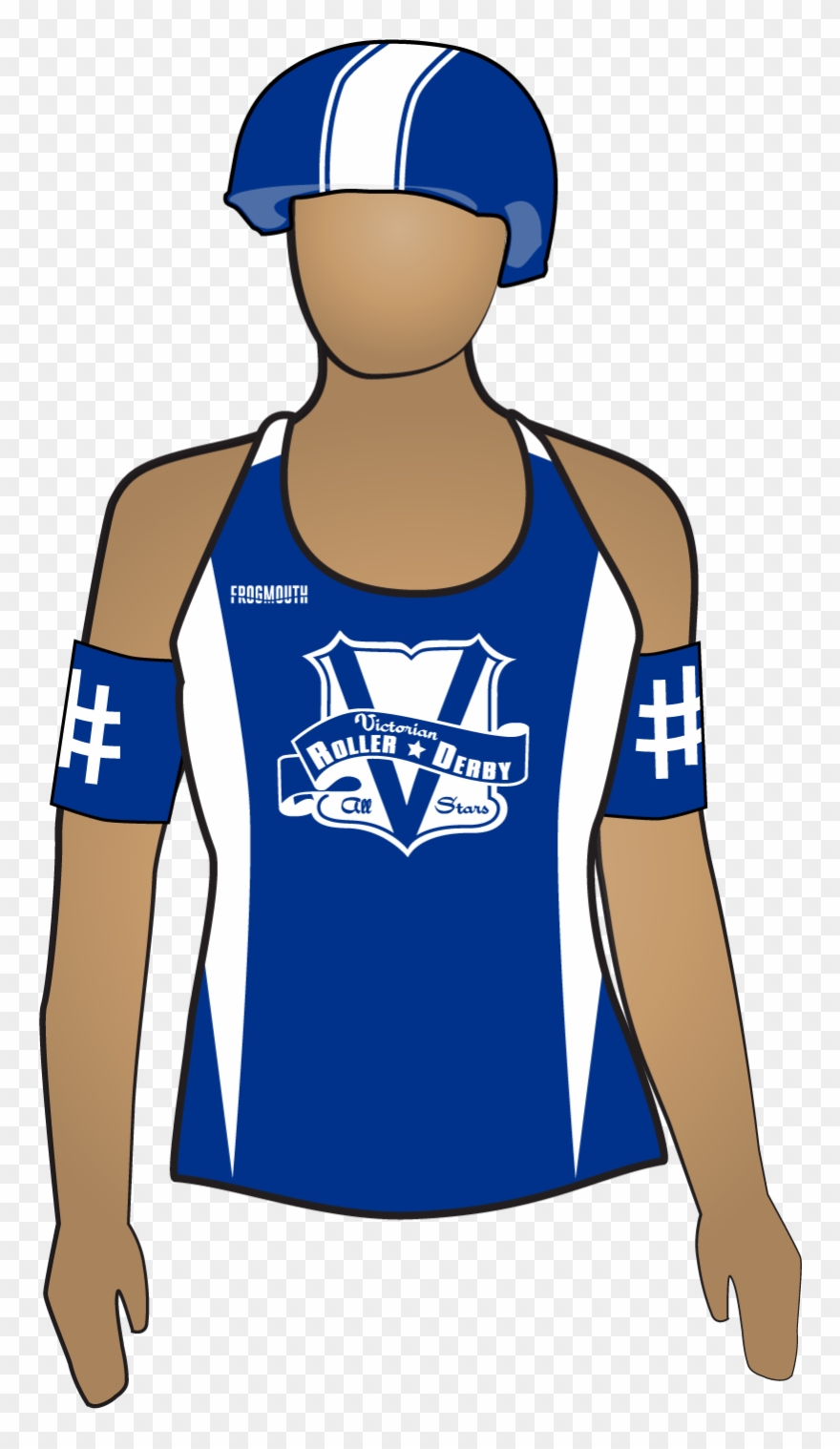 Victorian Roller Derby League Small Stars - Roller Derby Clipart