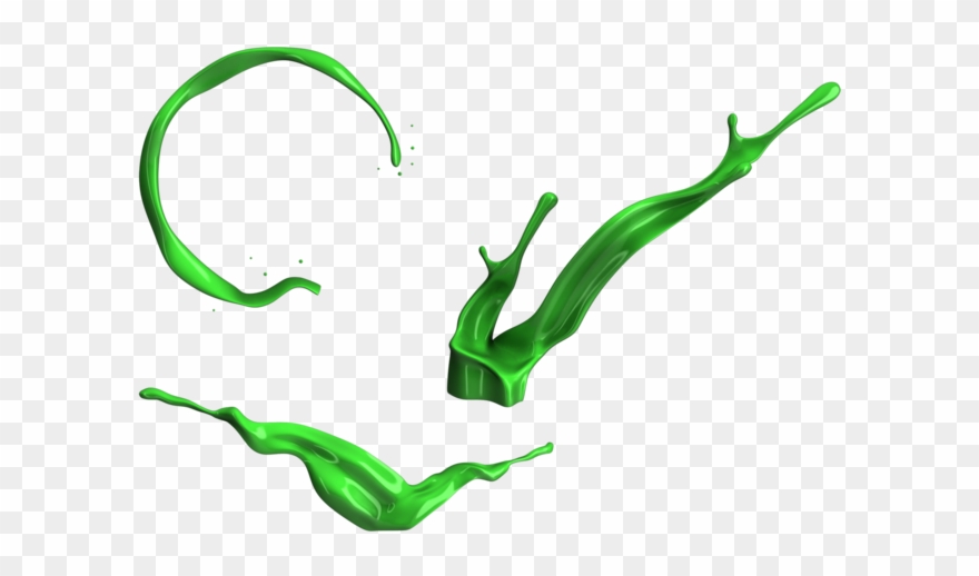 Green Paint Splatter Png - Paint Splatter 3d Transparent Clipart