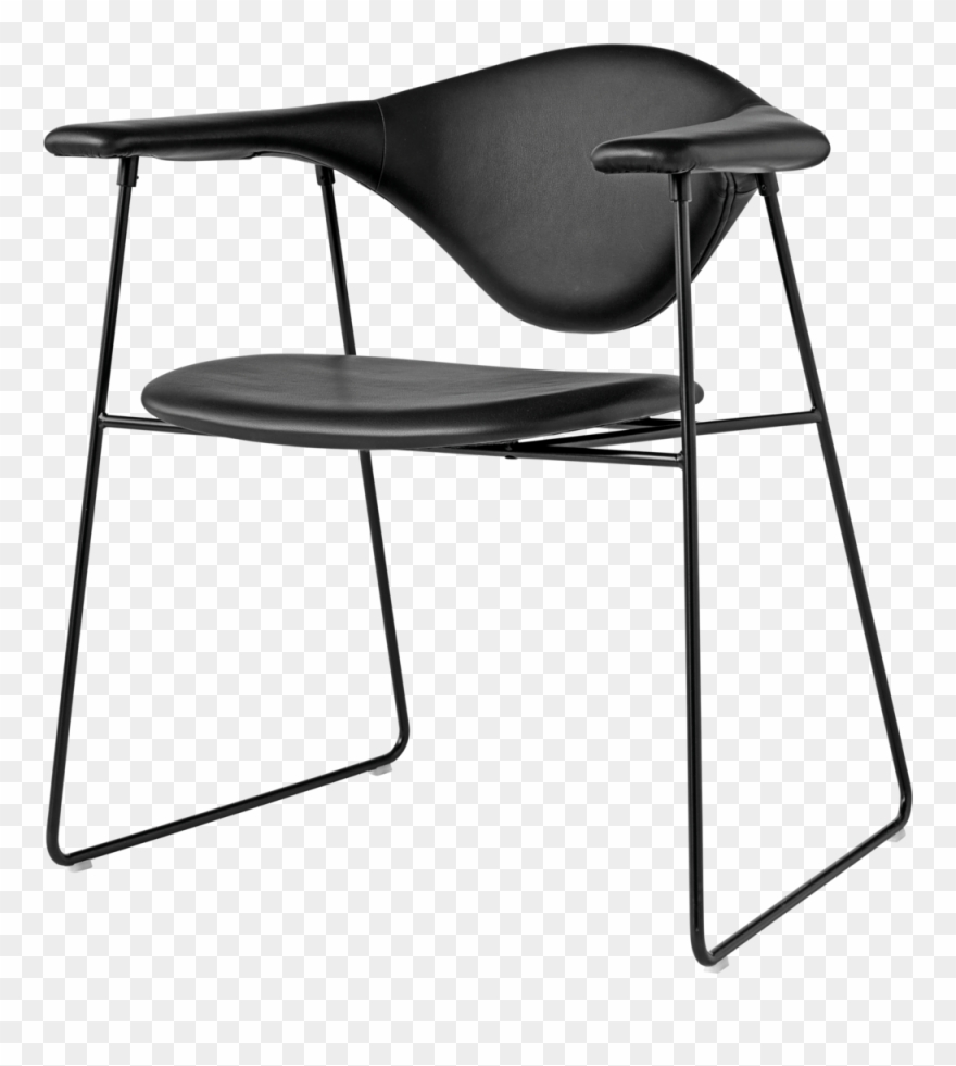 Sledge Base - Black - Masculo Dining Chair Clipart