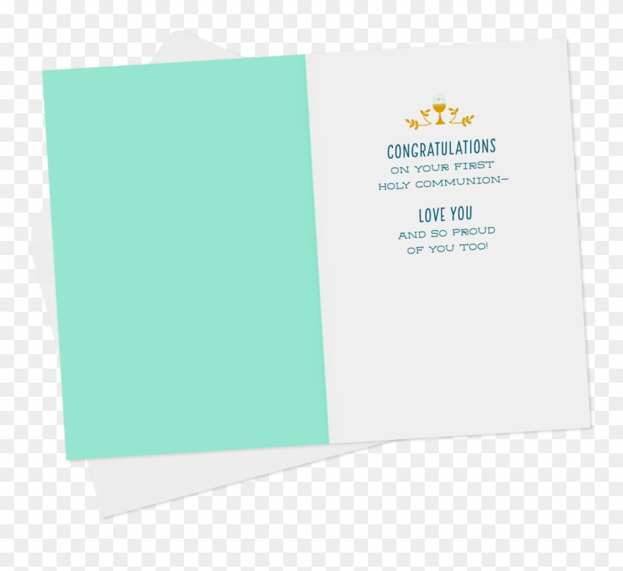 A Special Day For A Special Boy First Communion Card - Paper Clipart