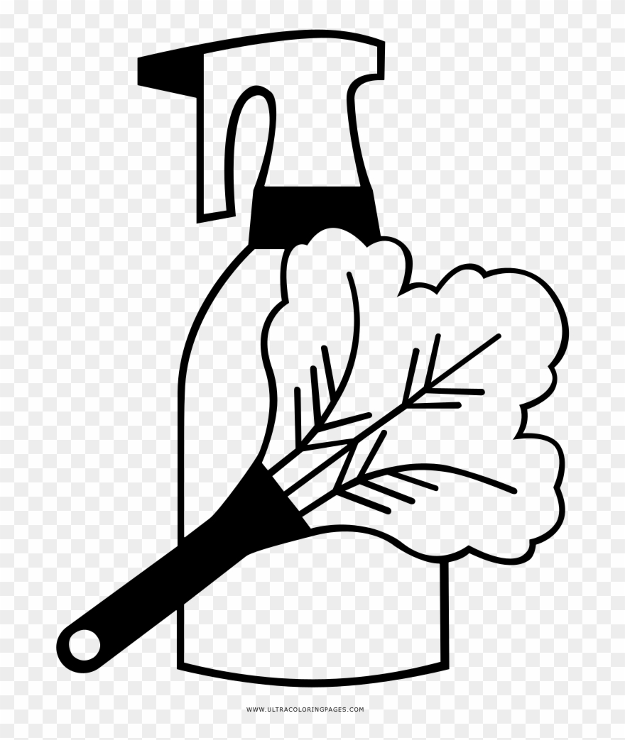 Clean Coloring Page - Dibujos De Limpiar Para Colorear Clipart