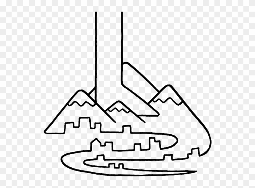 The World's Most Comfortable Shoes - Line Art Clipart
