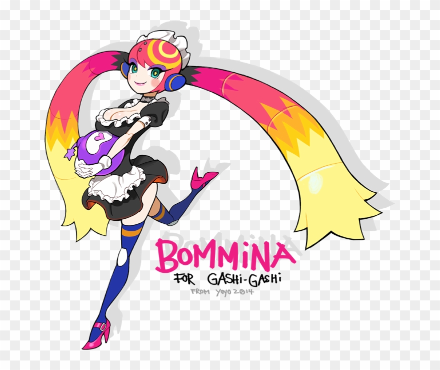 Yoyo - Bommina The Maidroid Clipart