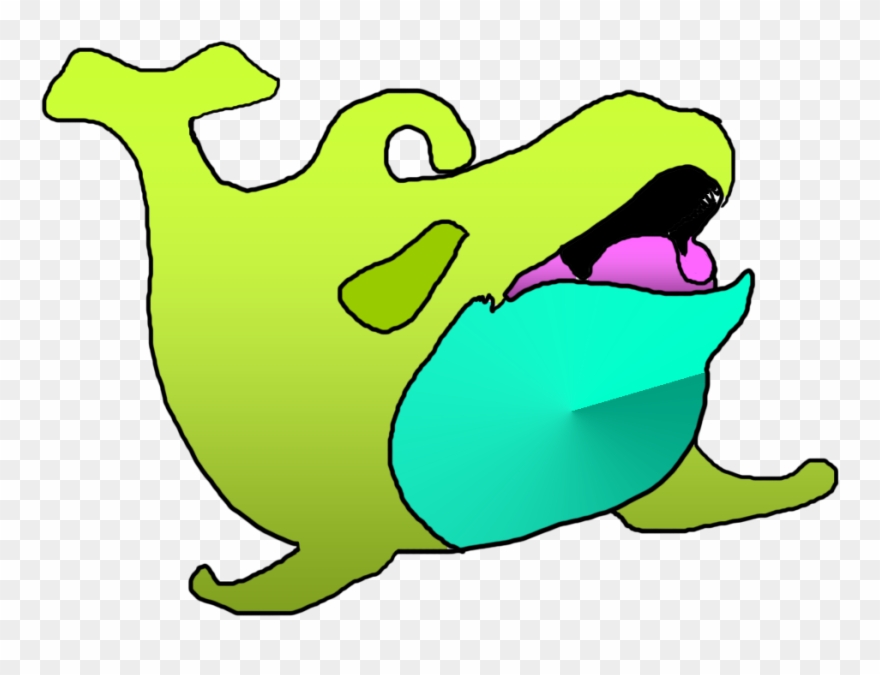 Winker Whale, Clipart
