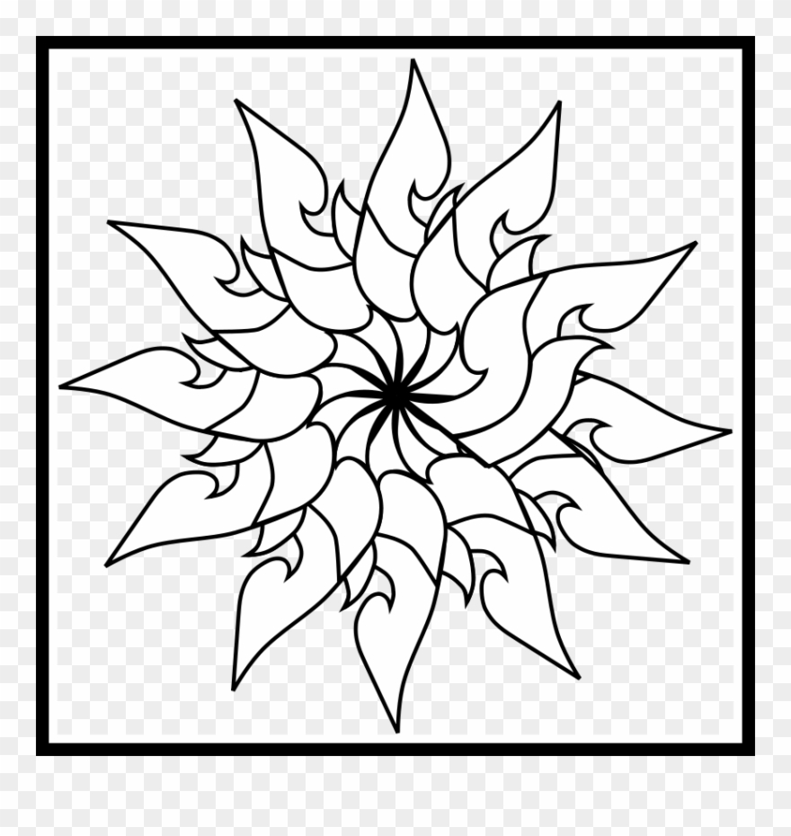 Inspiring Collection Of Thailand Drawing Easy High - Flower Clip Art - Png Download