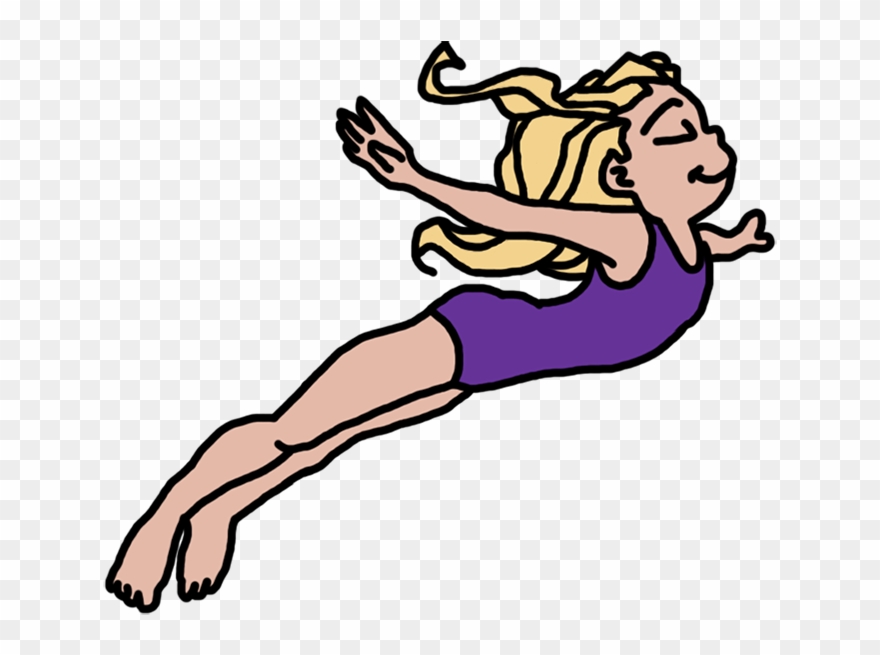 Diving - Swim Girl Clipart Transparent - Png Download