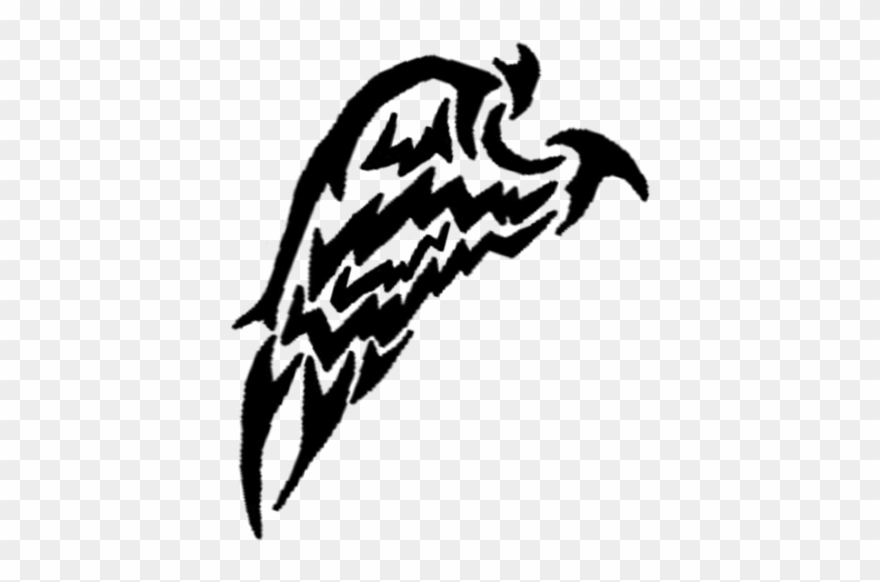 Free Winged Foot Tattoo Download Free Clip Art Free - One Winged Angel Symbol - Png Download