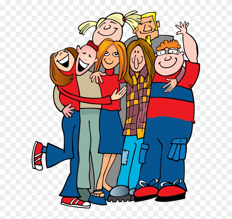 Friends And Introduction Clipart Of Groups, External - Hang Out With Friends Clipart - Png Download