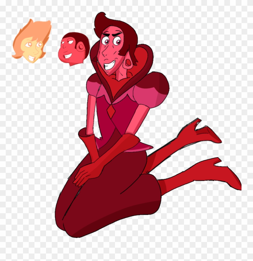 Concept Sketch Of Red Wine Diamond Fusion Of My Spinel - Cartoon Clipart