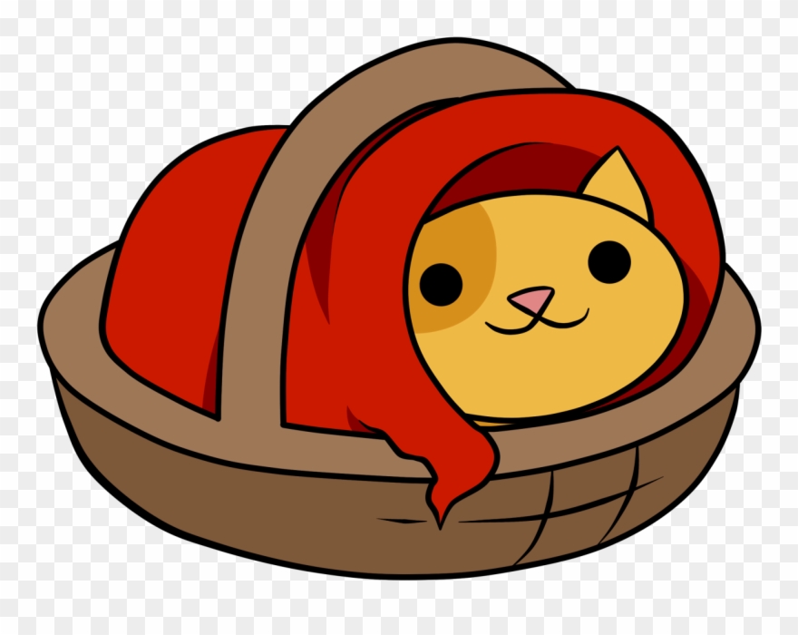 Little Red Riding Kitty Clipart