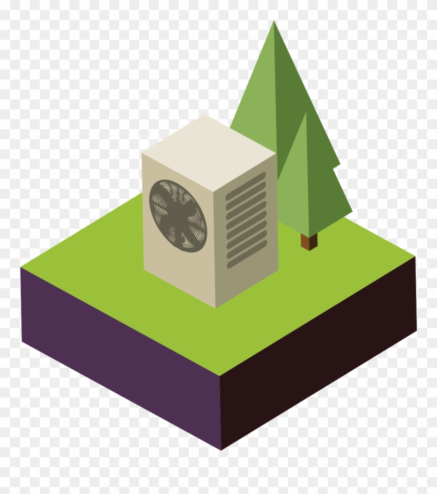 Air Source Heat Pumps Flixborough Eco Technologies - Heat Pump Clipart - Png Download