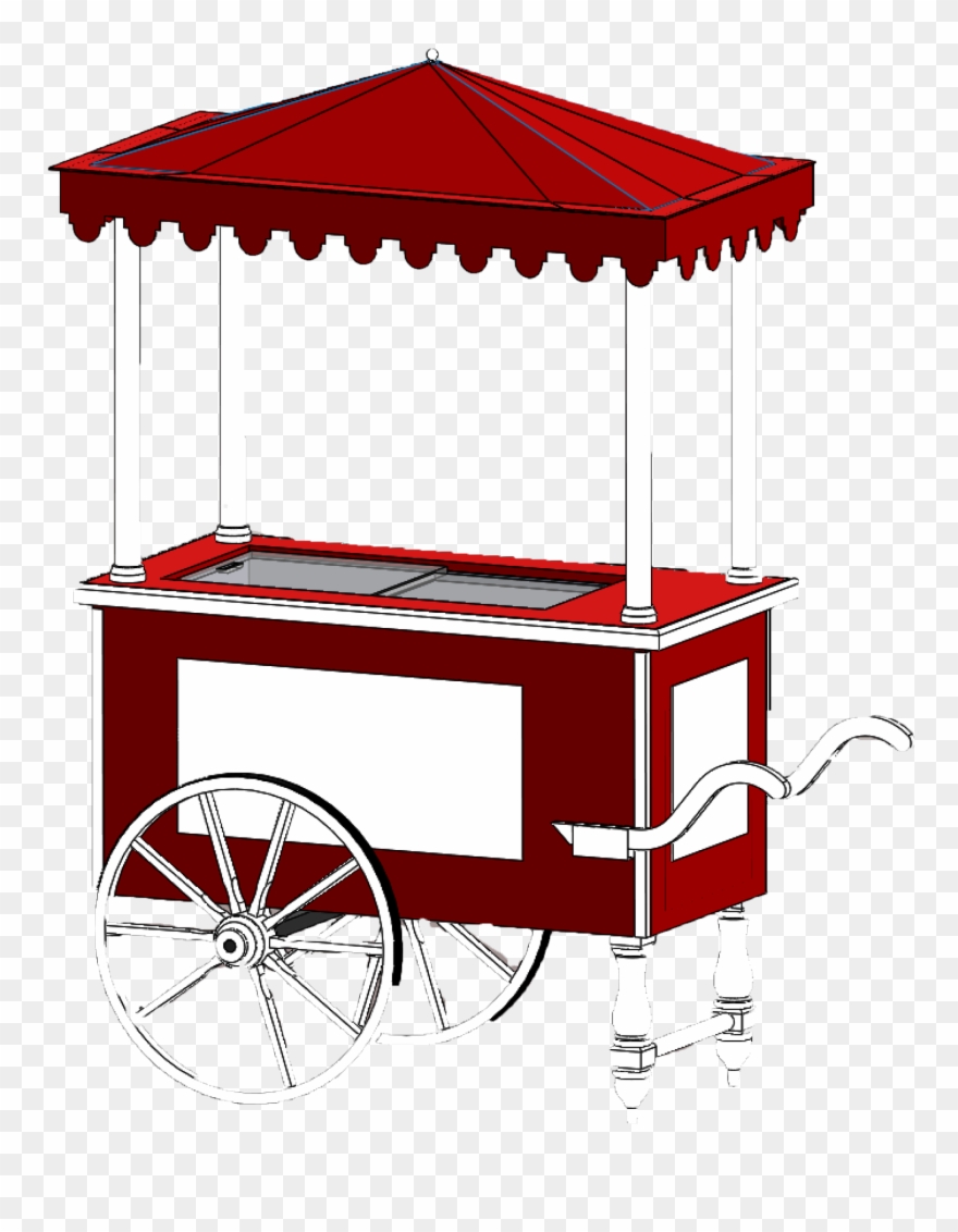 Conception Chariot Visuel 3d, Visuel 3d Chariot - Gazebo Clipart