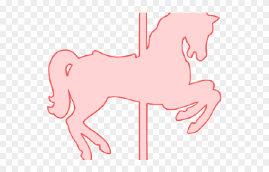 Horse Clipart Carousel - Darkness - Png Download