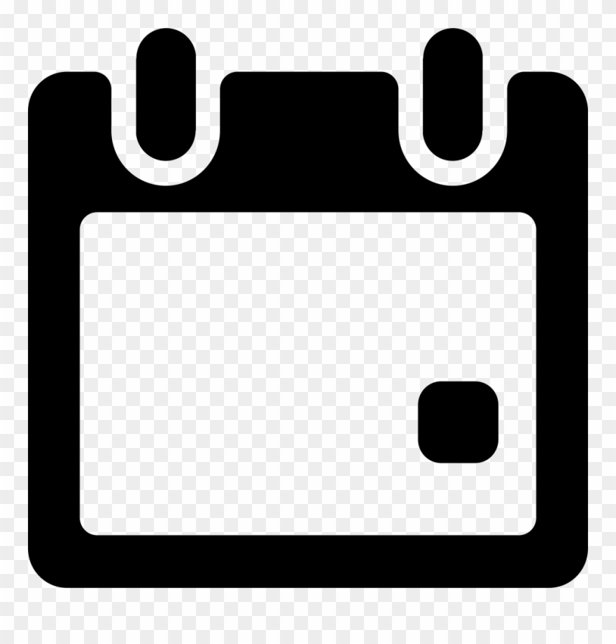 Png File - Calendar White Png Icon Clipart